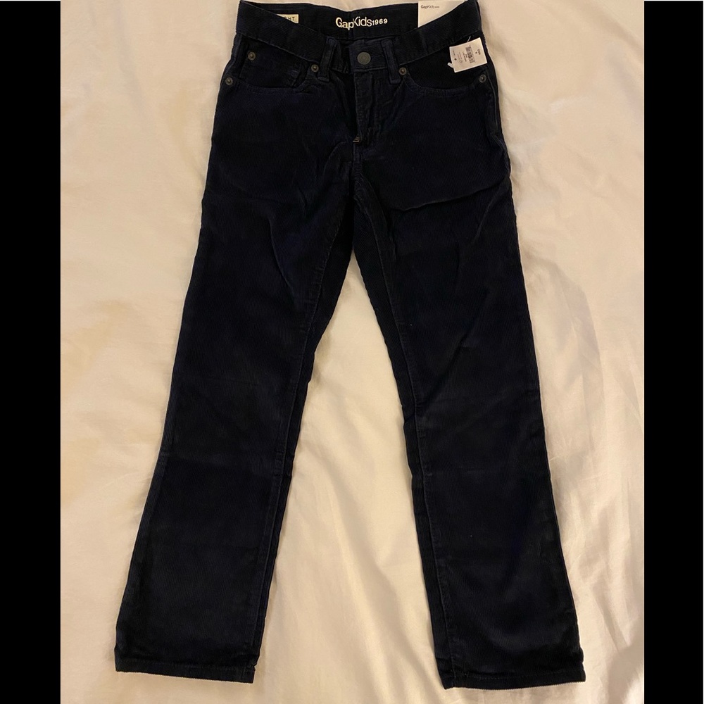 GapKids Navy Blue Corduroy Jeans-Boys Size 8R